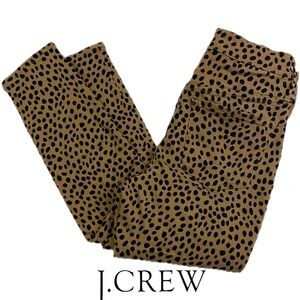 J.Crew Demin High-Rise Skinny Jeans in Leopard Dots. Size 26.